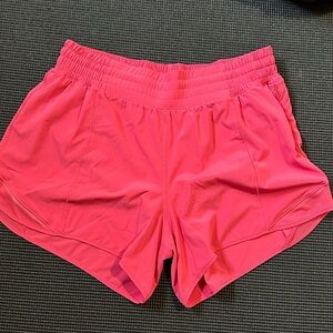 Lululemon Athletica Bright Pink Athletic Shorts
